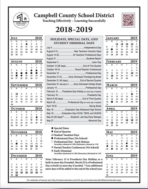 Sccsd Calendar